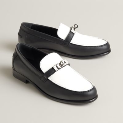 セール【HERMES】Mocassini Destin Hermes Destin Loafer Noir Calfskin Leather - H212114Z 02350 - US